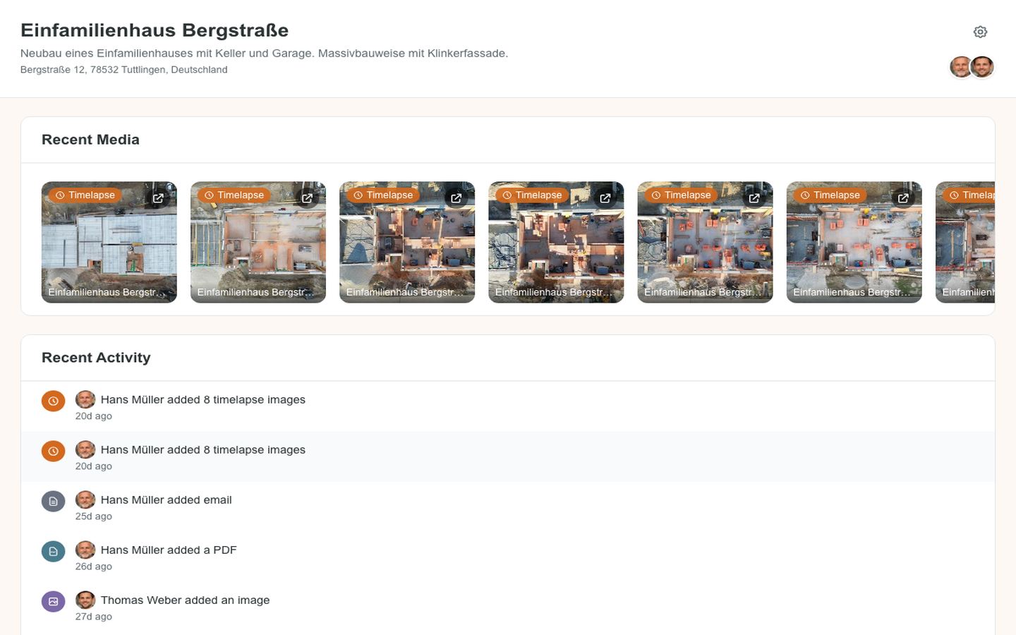 Project Dashboard